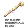 Profissional Partes de máquina de tatuagem de alta qualidade 4mm dragon craw contato parafuso